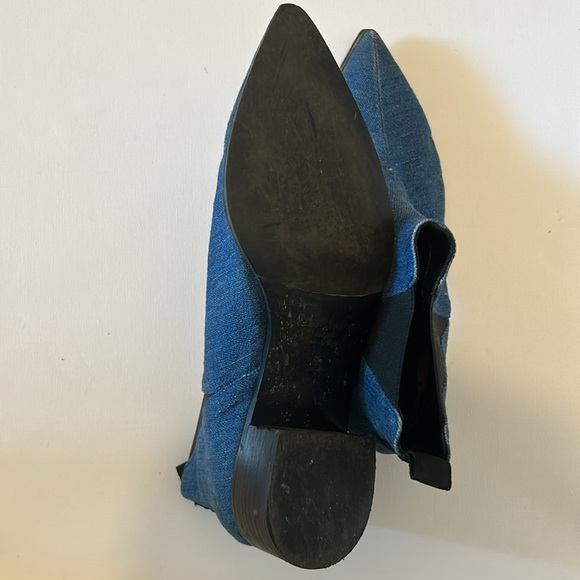 Acne Studios Womans Jensen Boots Denim - Picture 6 of 6